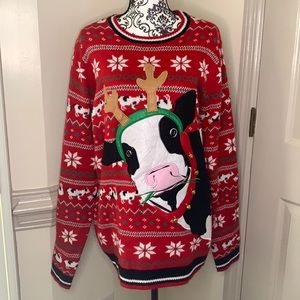 Cow Christmas Sweater